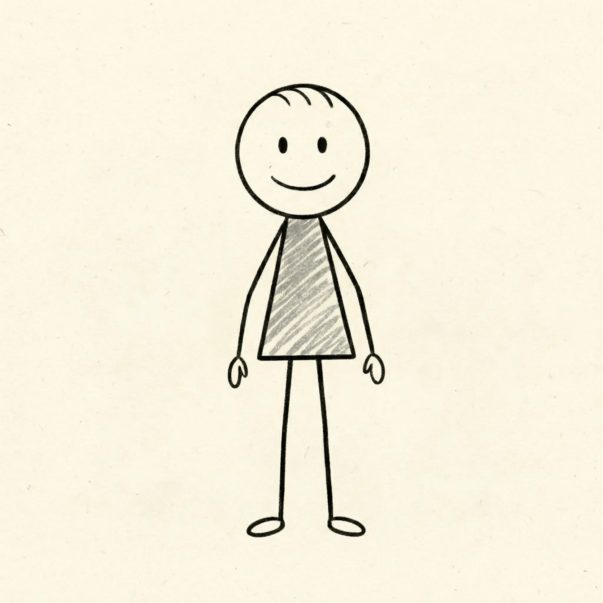 Stick Man Flies step 1