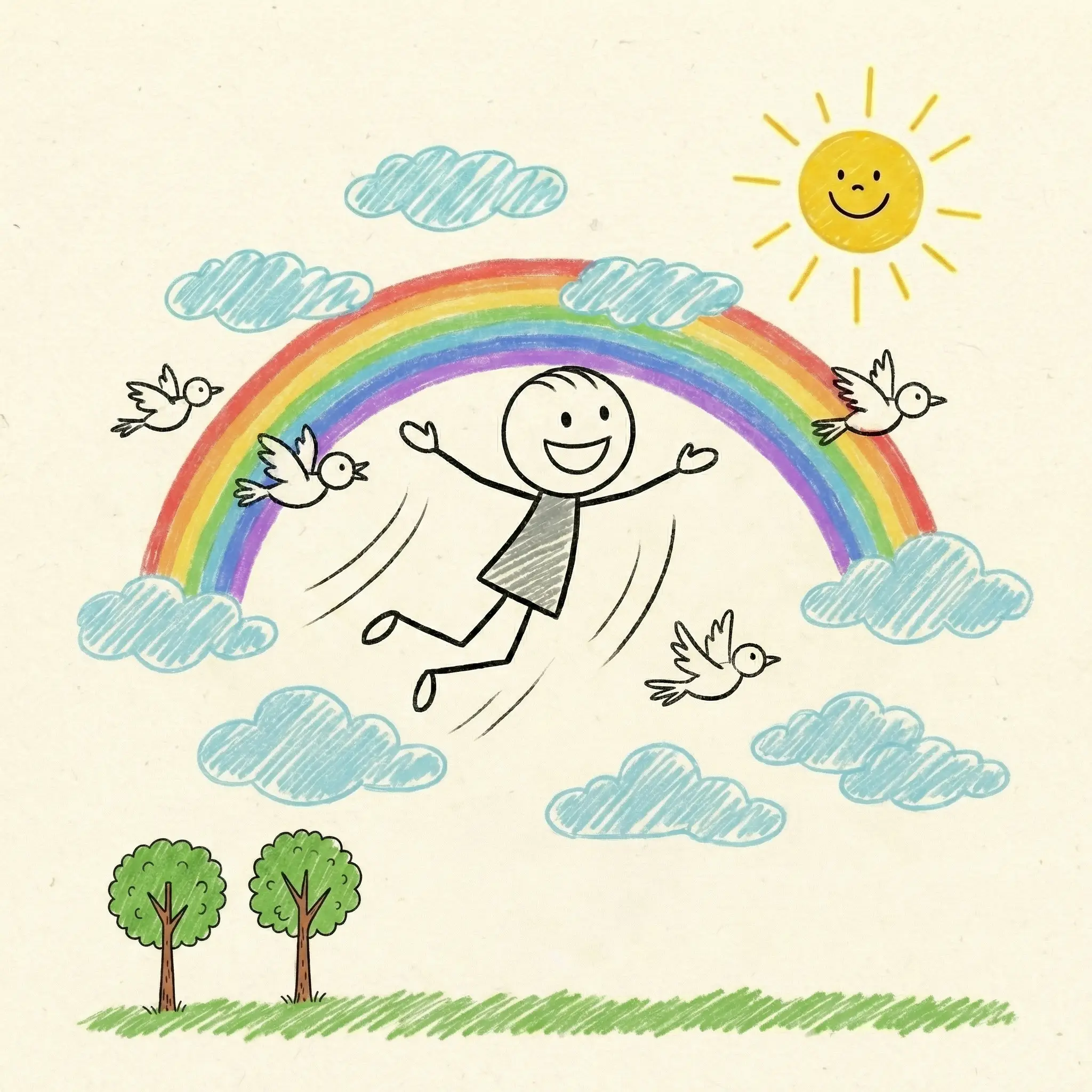 Stick Man Flies step 4